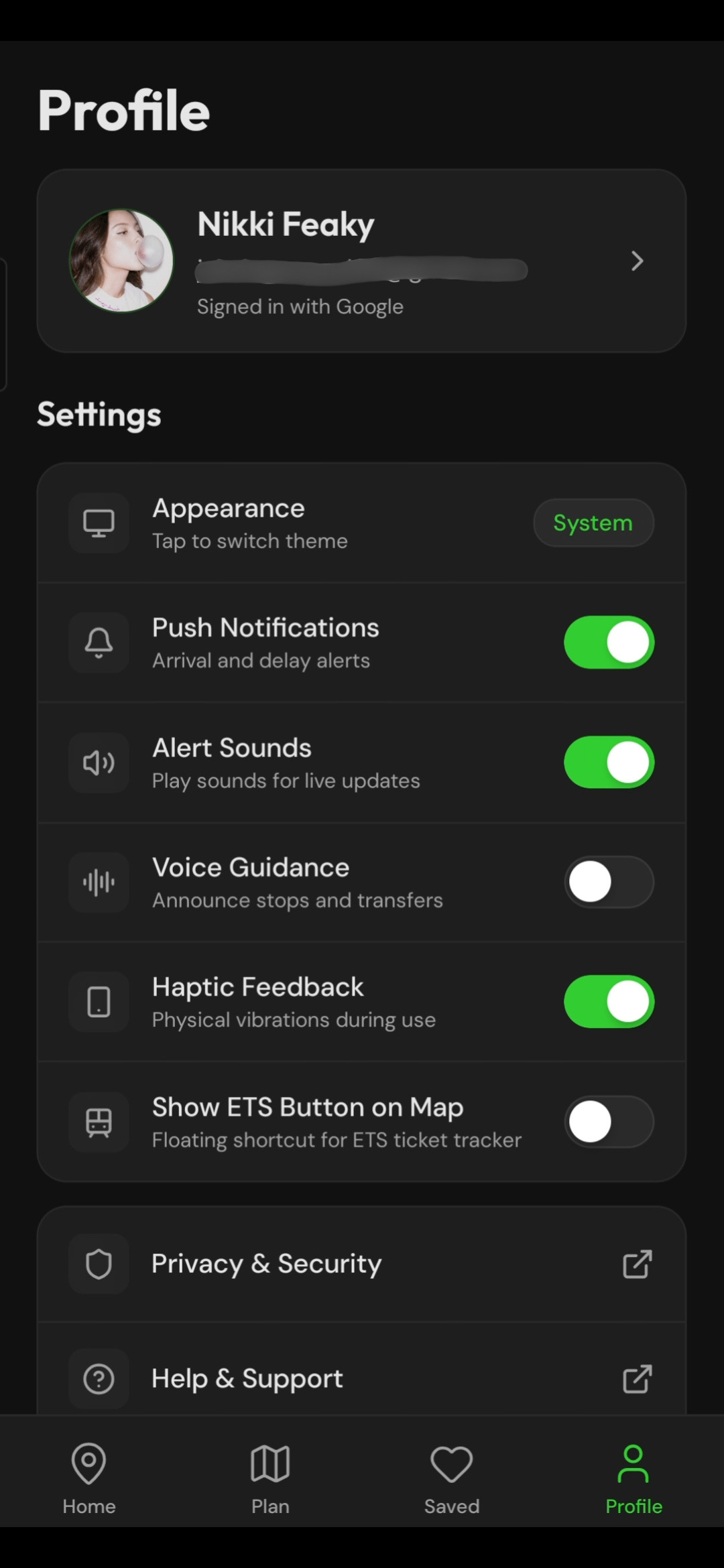 Disruption Alerts, Profile & App Settings preview 3