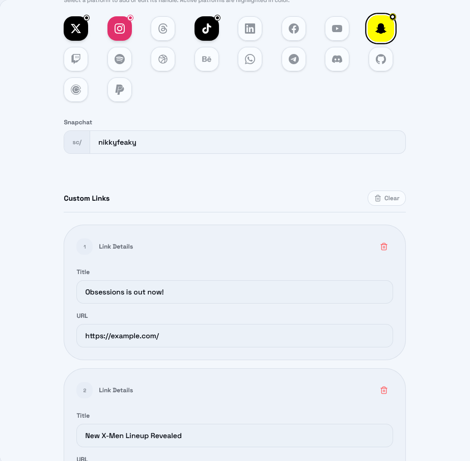 Card Builder & Deep Customization preview 2