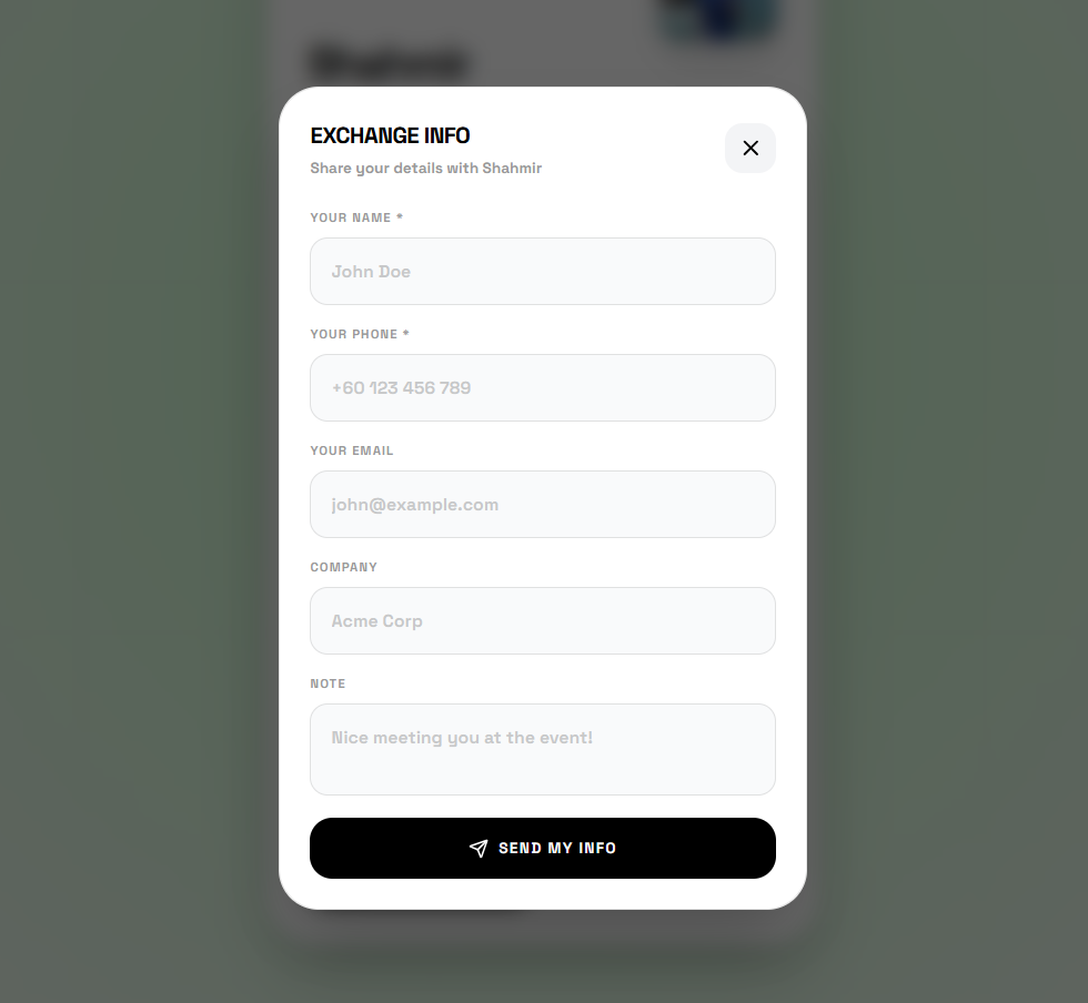 Public Shared Cards & Instant Exchange preview 4