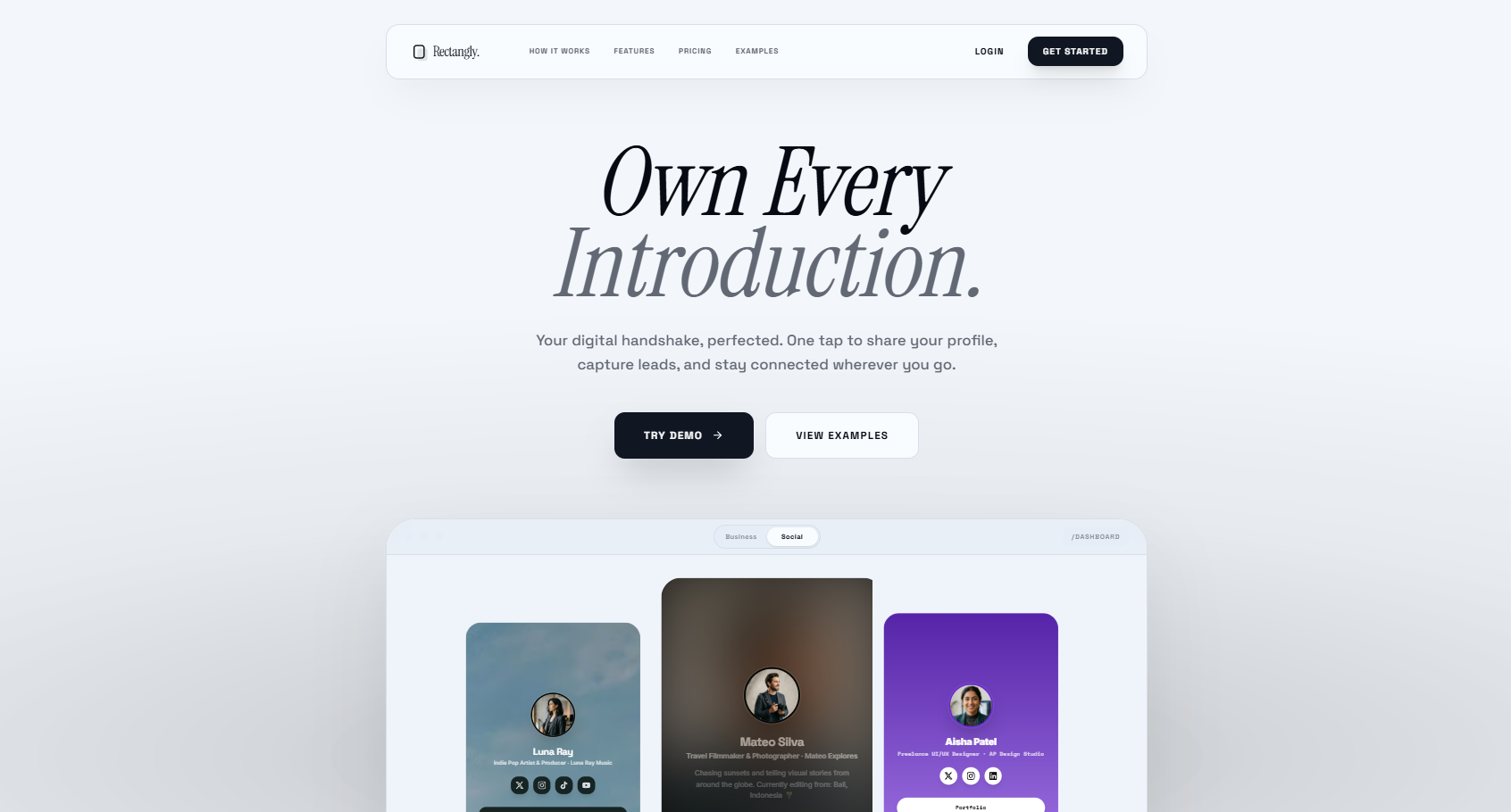 Landing & Authentication preview 1