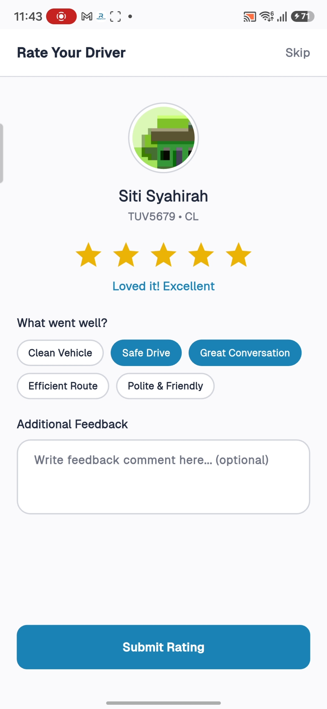 Interactive Ride Booking & Live Telemetry preview 11