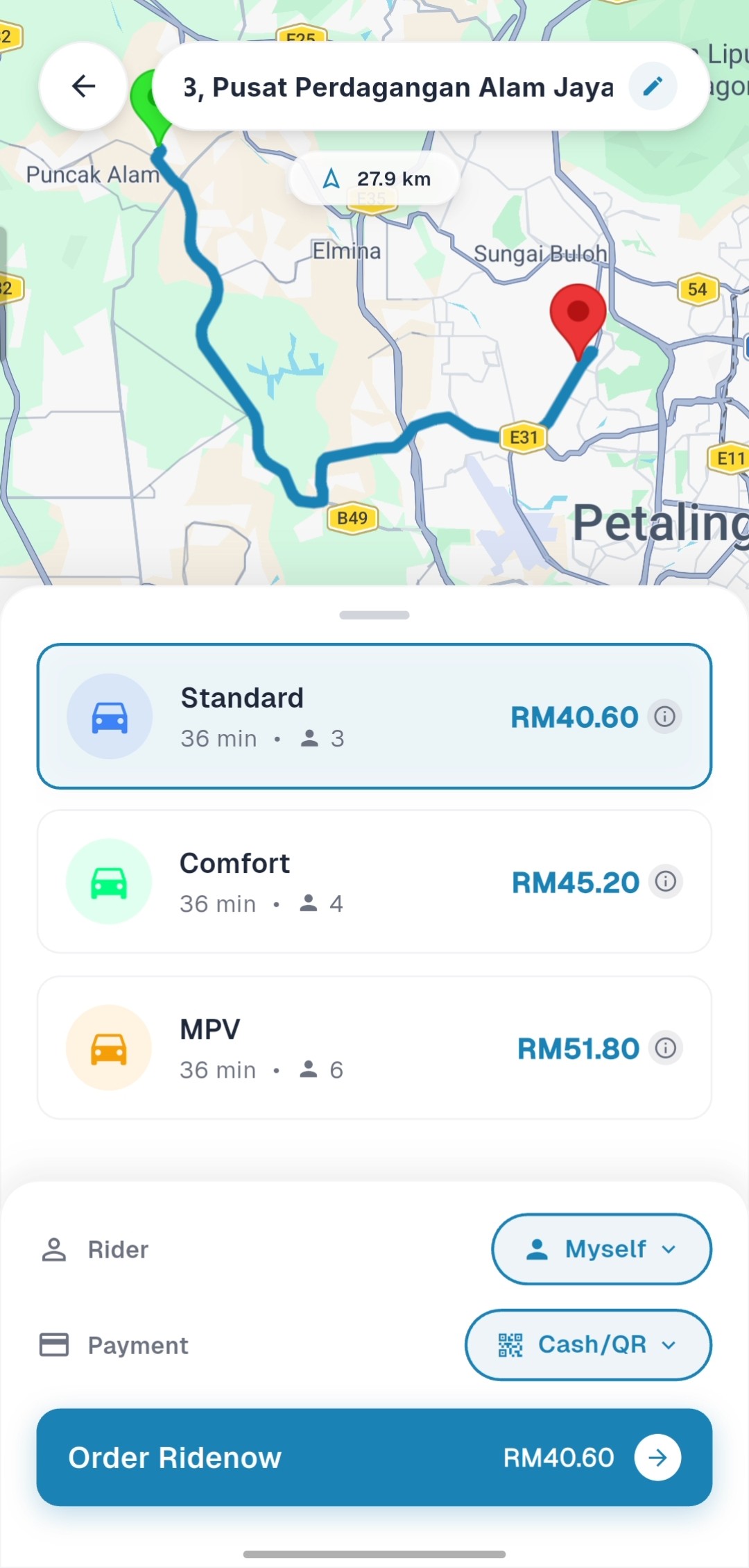 Interactive Ride Booking & Live Telemetry preview 3