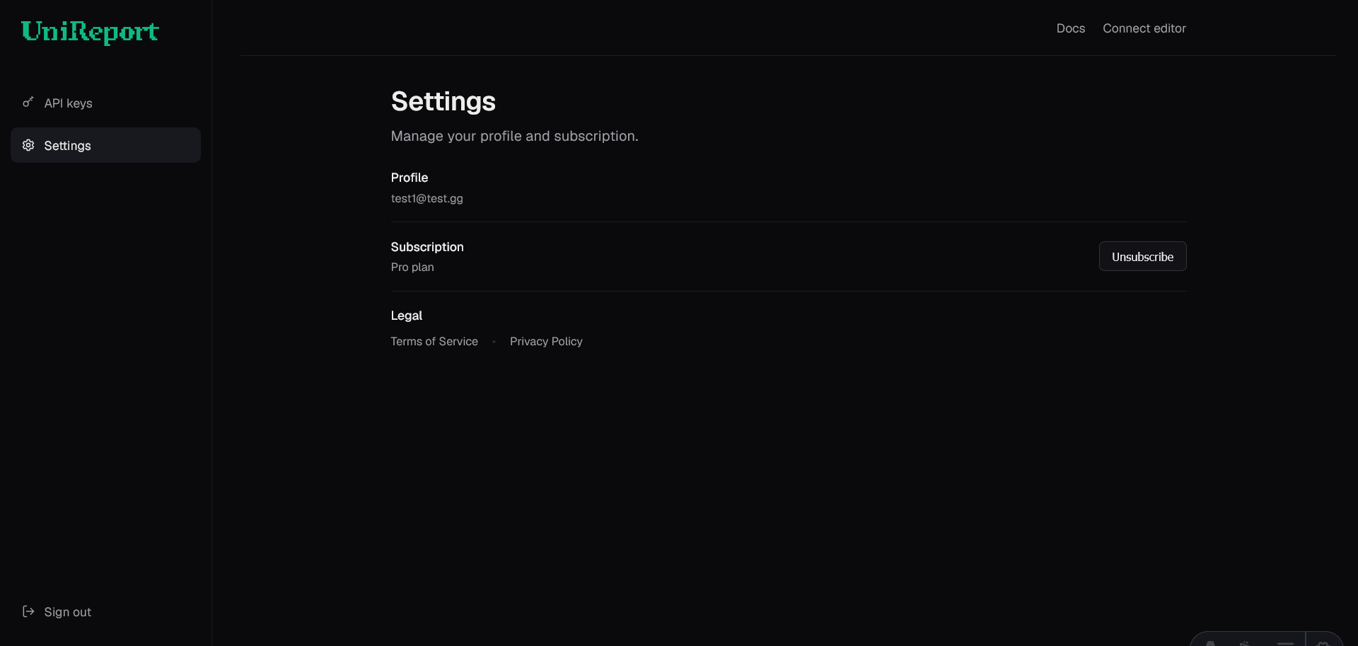 Account Settings & Plan Management